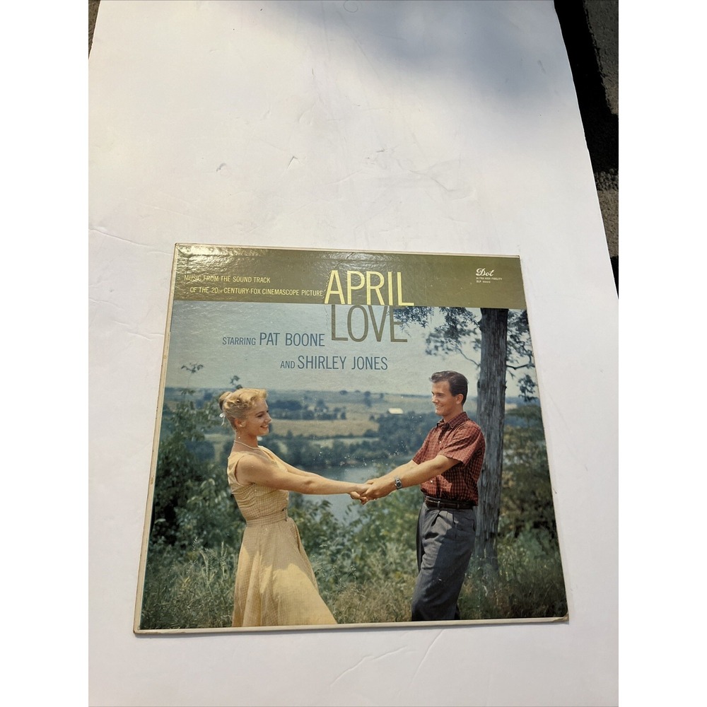April Love Soundtrack Vinyl LP Pat Boone Shirley Jones Dot Records DLP 9000 1957
